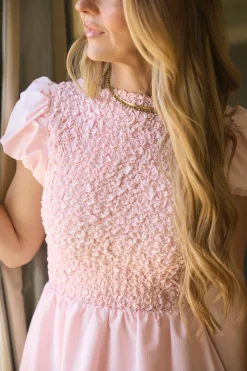 Tori Dress in Light Pink