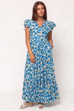 Trixie Dress in Blueberry