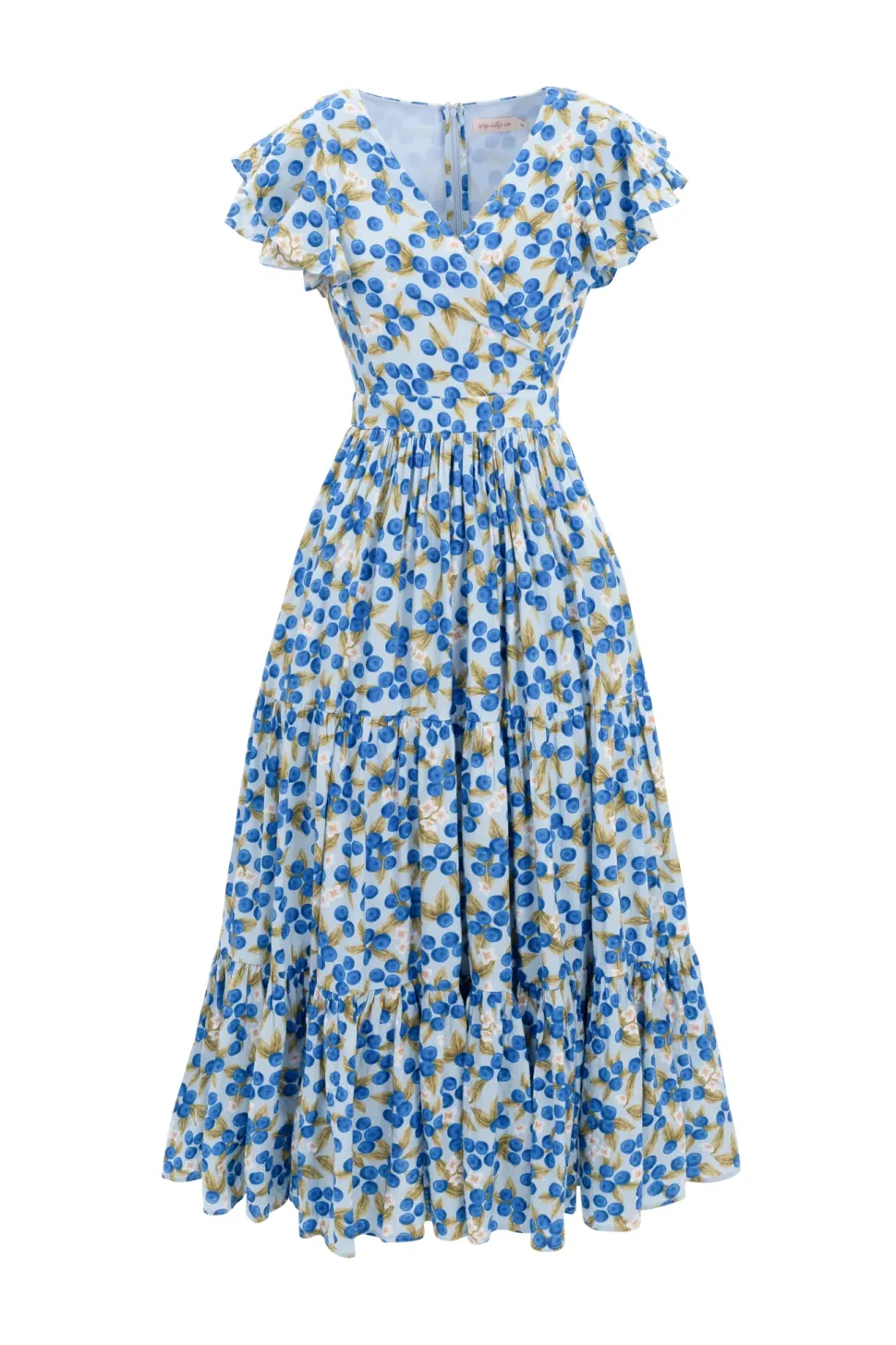 Trixie Dress in Blueberry