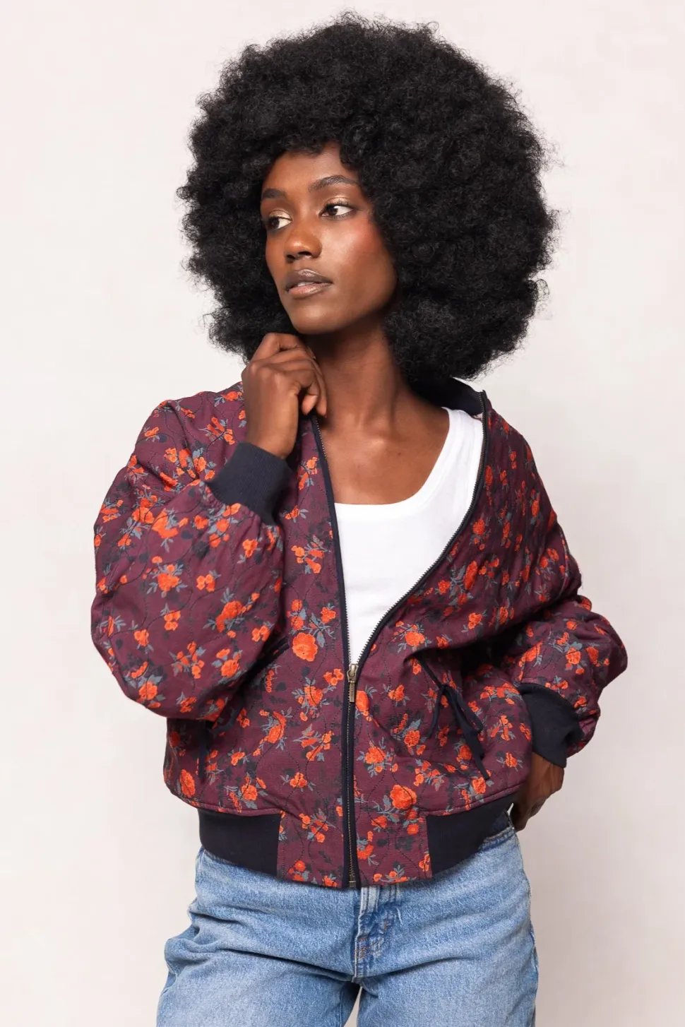 Valerie Jacket in Marigold Floral