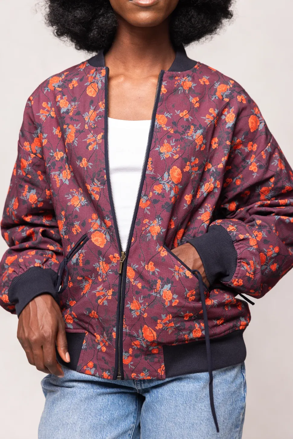 Valerie Jacket in Marigold Floral