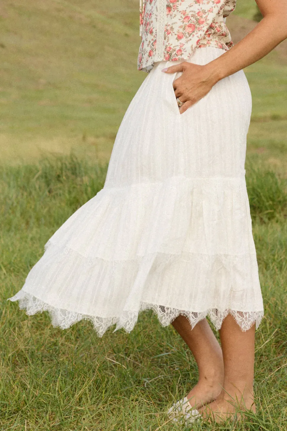 Verona Skirt in Reverie Dobby
