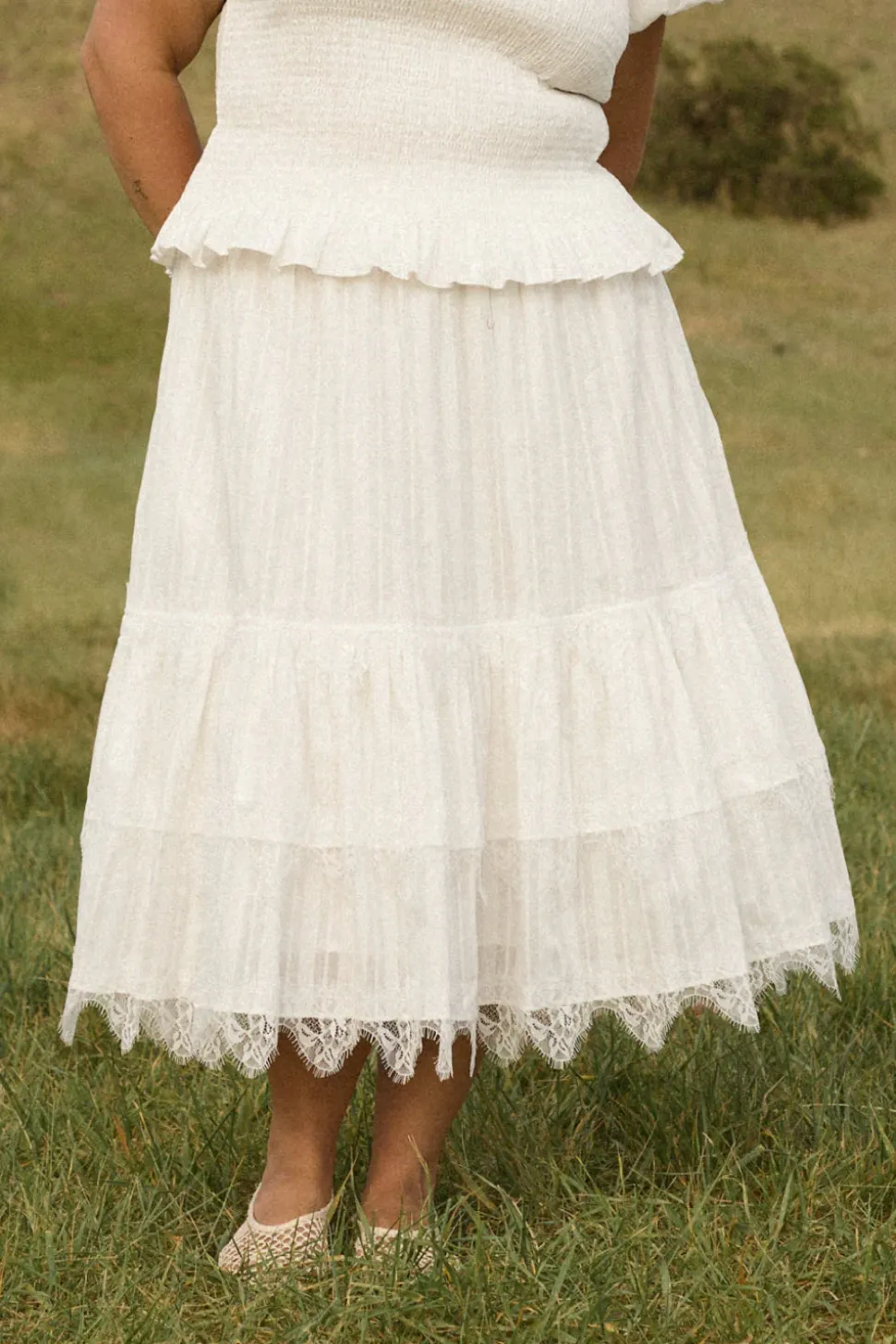 Verona Skirt in Reverie Dobby