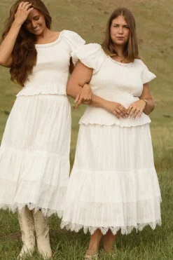 Verona Skirt in Reverie Dobby