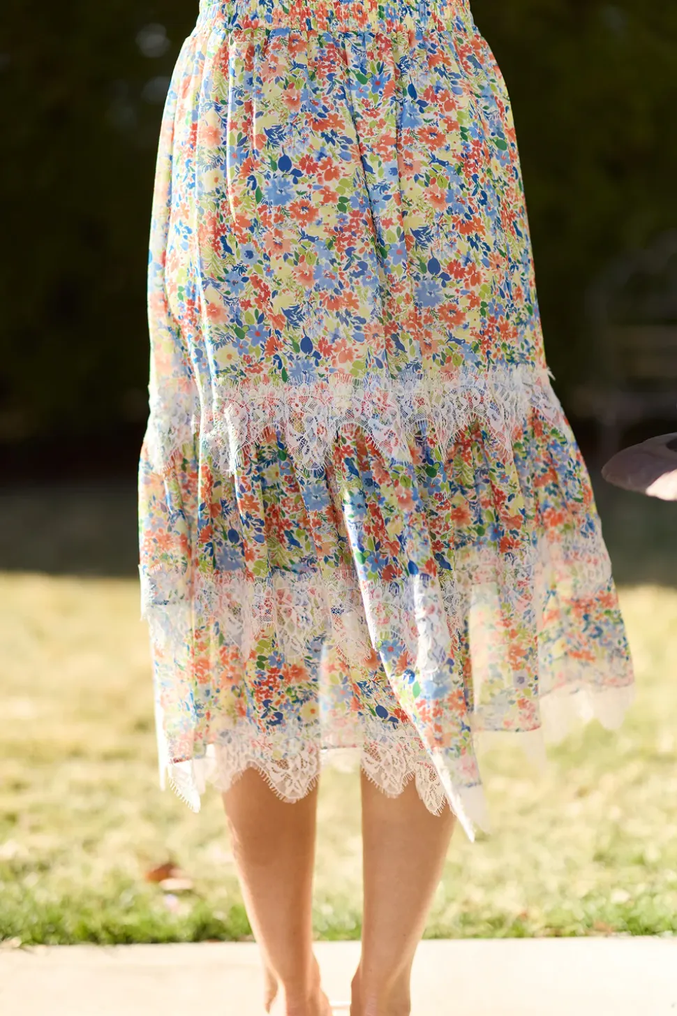 Verona Skirt in Vibrant Yarrow
