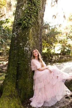 Whimsical Dress in Blush