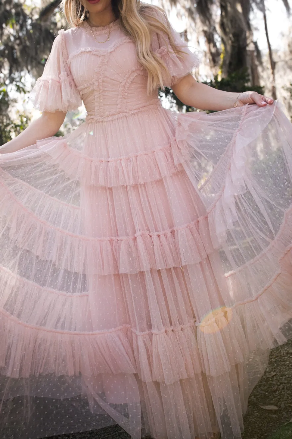 Whimsical Dress in Blush