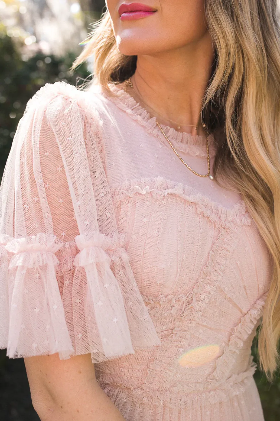 Whimsical Dress in Blush