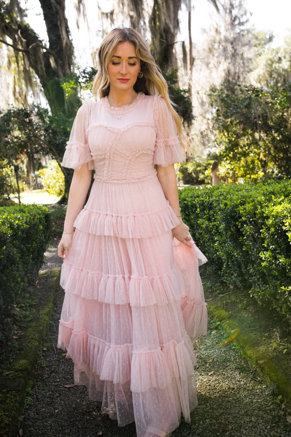 Whimsical Dress in Blush