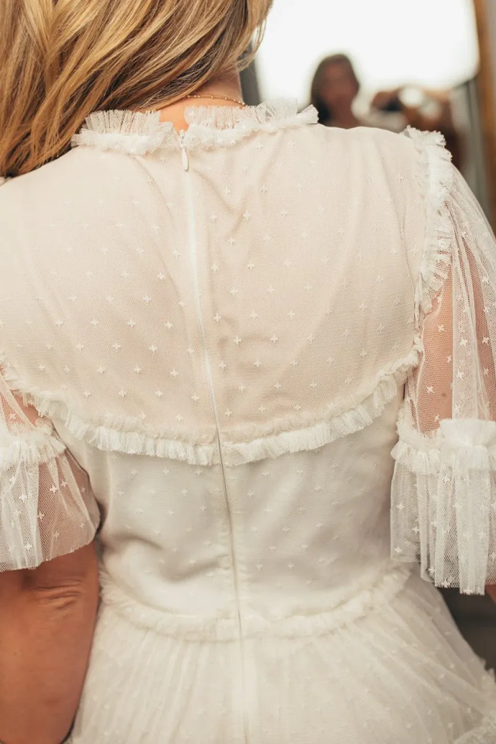 Whimsical Dress in White