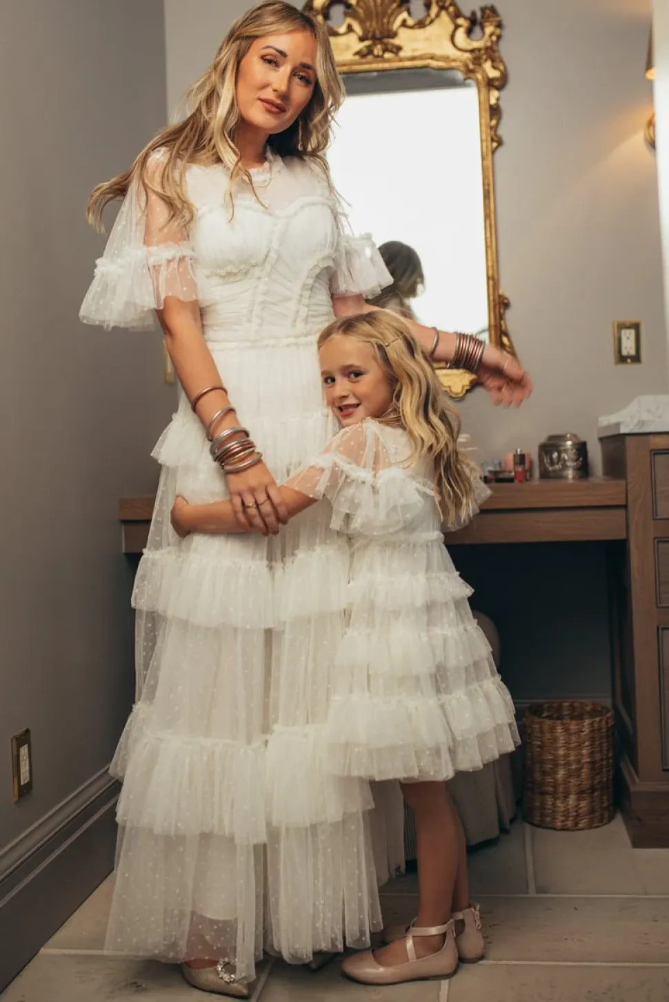 Whimsical Dress in White