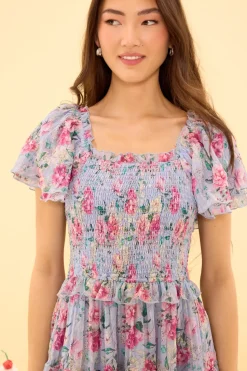 Winnie Dress in Peony Blossoms