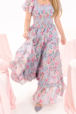 Winnie Dress in Peony Blossoms