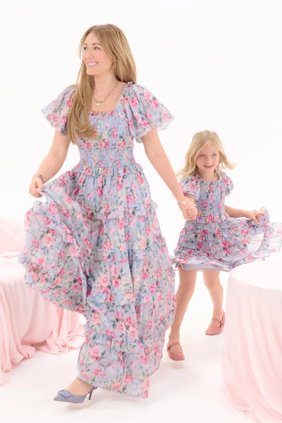 Winnie Dress in Peony Blossoms