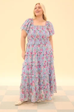 Winnie Dress in Peony Blossoms
