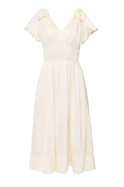 Zella Bow Dress in Ivory